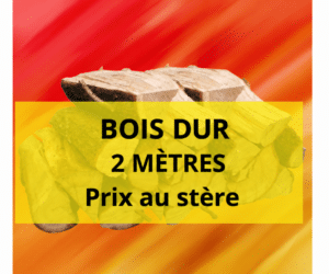 Bois dur - 2 mètres