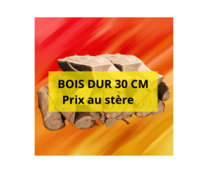 Bois de chauffage dur 30 cm