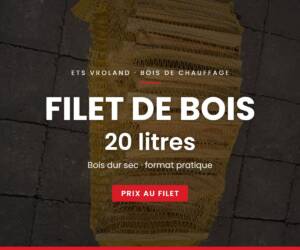 Filet de bois 20 litres – bois de chauffage ETS Vroland, Cambrai